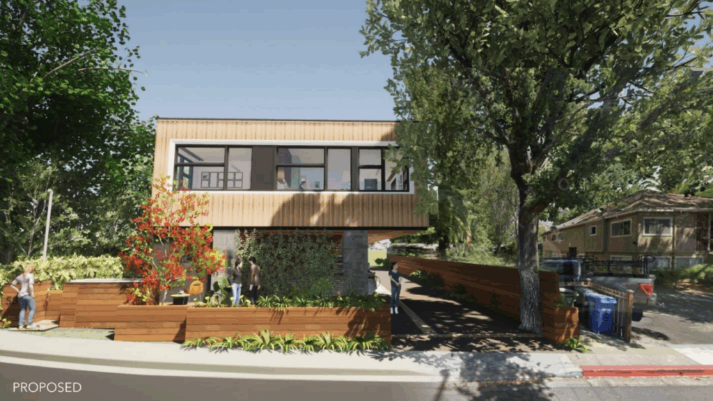 Project rendering of 58 Magnolia Ave